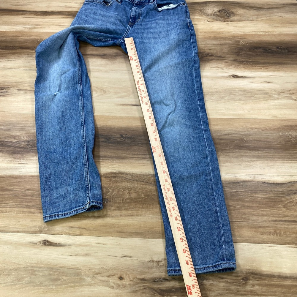 Banana Republic Jeans Mens 30x31 Slim Stretch Cotton Denim Blue Classic Casual - Picture 5 of 9